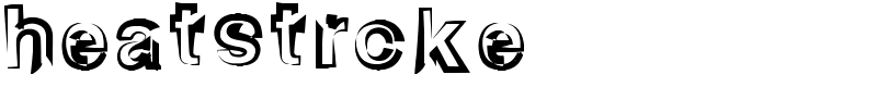 heatstroke Font