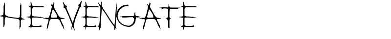 HeavenGate Font
