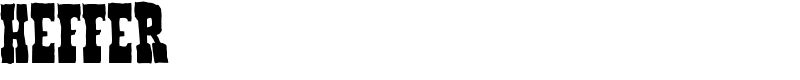 Heffer Font