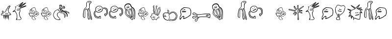 happy offsprings of plankton Font