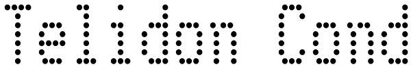 Telidon Cond Font