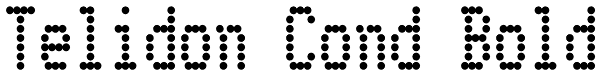Telidon Cond Bold Font