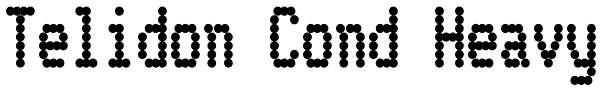 Telidon Cond Heavy Font