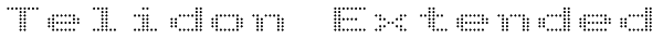 Telidon Extended Font