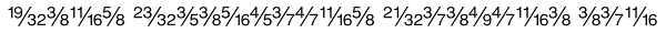 Sans Fractions Diagonal Plain Font