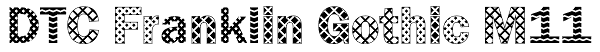 DTC Franklin Gothic M11 Font