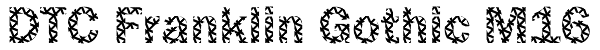 DTC Franklin Gothic M16 Font