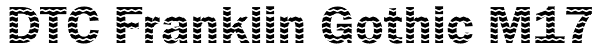 DTC Franklin Gothic M17 Font