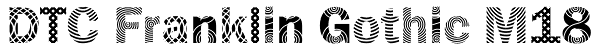 DTC Franklin Gothic M18 Font