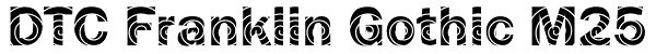 DTC Franklin Gothic M25 Font