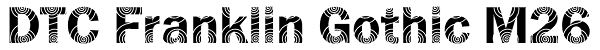 DTC Franklin Gothic M26 Font