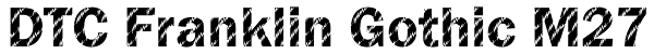 DTC Franklin Gothic M27 Font