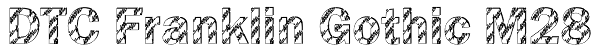 DTC Franklin Gothic M28 Font