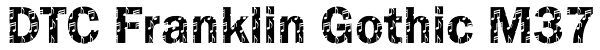 DTC Franklin Gothic M37 Font