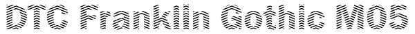 DTC Franklin Gothic M05 Font
