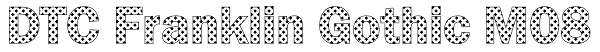 DTC Franklin Gothic M08 Font