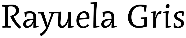 Rayuela Gris Font