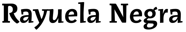 Rayuela Negra Font