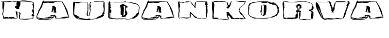 Haudankorva Font