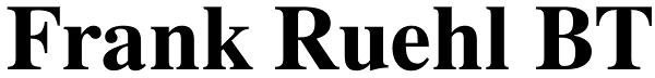 Frank Ruehl BT Font