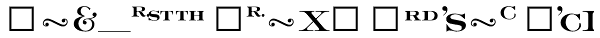 Sackers Heavy Roman Alt Font