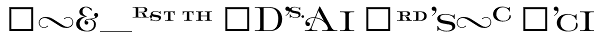 Sackers Light Roman Alt Font