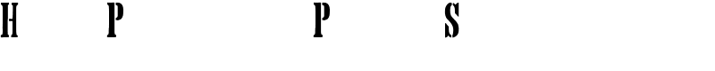 Hand Printing Press Stencil_dem Font