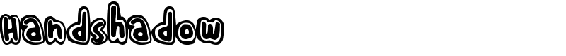 HandShadow Font