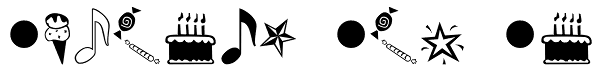 Parties Std Pi Font