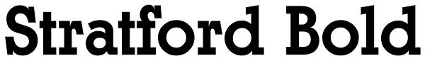 Stratford Bold Font