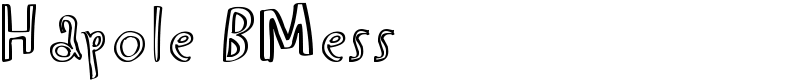 Hapole BMess Font