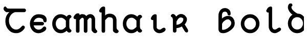 Teamhair Bold Font