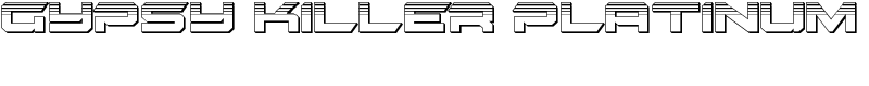 Gypsy Killer Platinum Font