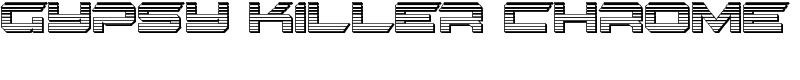 Gypsy Killer Chrome Font