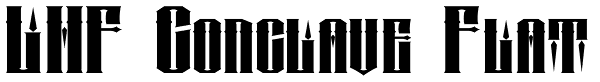LHF Conclave Flat Font