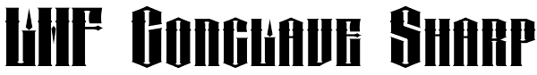 LHF Conclave Sharp Font