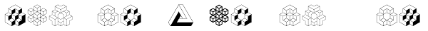 Isometric Ornaments Font