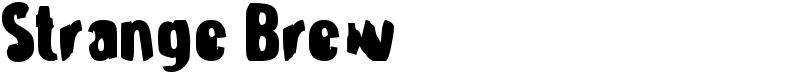 Strange Brew Font
