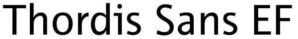 Thordis Sans EF Font