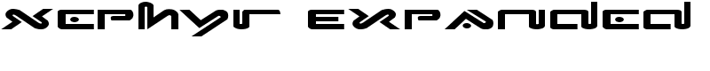 Xephyr Expanded Font