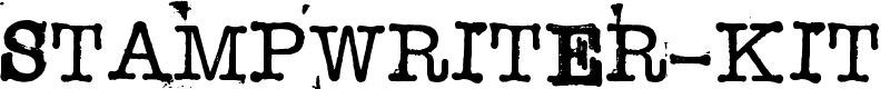 STAMPWRITER-KIT Font