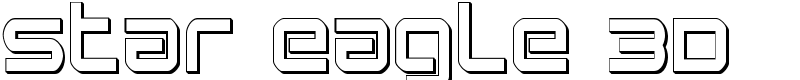 Star Eagle 3D Font