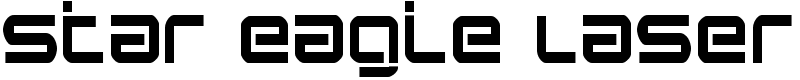 Star Eagle Laser Font