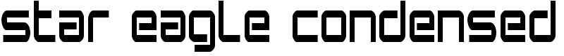 Star Eagle Condensed Font