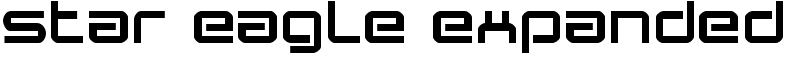 Star Eagle Expanded Font