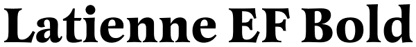 Latienne EF Bold Font