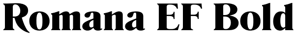 Romana EF Bold Font