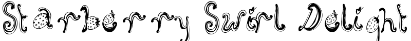 Starberry Swirl Delight Font