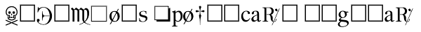 PIXymbols Apothecary Regular Font