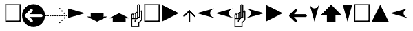 PIXymbols Arrows Regular Font